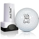 Ball Tatt - French Bulldog Golf Ball Stamp, Golf Ball Stamper, Self-Inking Golf Ball Stamp Markers, Reusable Golf Ball Marking Tool to Identify Golf Balls, Golfer Gift Golfing Accessories