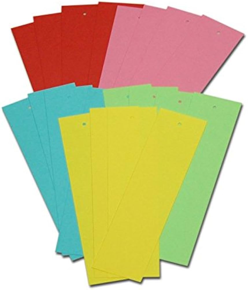 短冊　七葉 Amazon | 5色紙製短冊20枚 約19.5x5cm 七夕たんざく | 工作用品