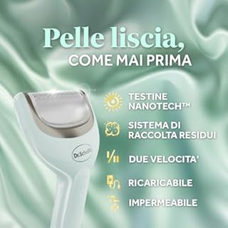 Dr. Scholl's Pedi Perfect Pro Pedicure Elettrico Professionale Piedi – Rimuovi Calli e Duroni, Lima Elettrica Talloni, Fresa Pedicure Ricaricabile e Impermeabile, 3 Rulli, Raccogli Polvere