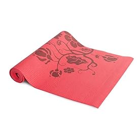 Tone Fitness Yoga Mat with Floral Pattern