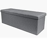 Einsetzen für Multi-Zwecke - nicht nur als Sitzhocker, Aufbewahrungsbox als auch Nachttisch oder Fußbank.