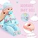 Toy Choi's Interactive Baby Doll - 16 Inch Crying Talking Feeding Dolls with Different Sounds and Accessories, Pretend Play Preschool Toys for 2 3 4 5+ Year Old Girls Boys Gift, Blue