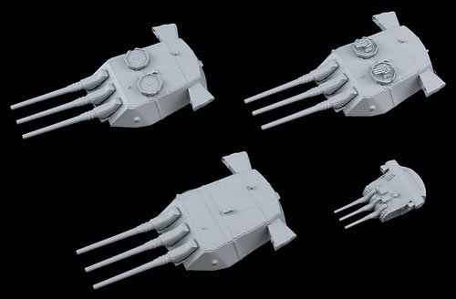 Équipements de navires japonais Seconde Guerre mondiale 1/700 pour maquette navale