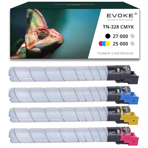 Cartouche toner TN328 résolvant les pannes d'encre sur Konica Minolta Bizhub