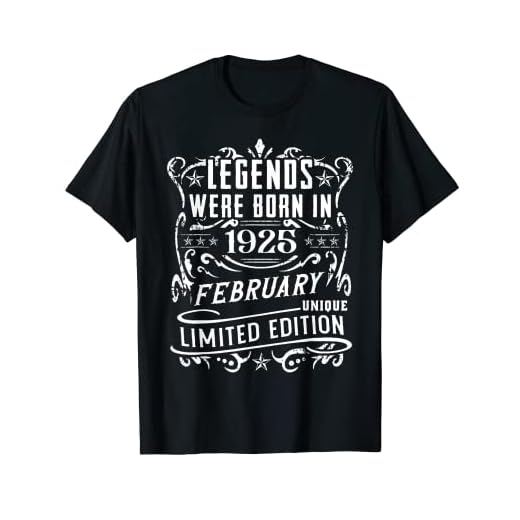 Cumpleaños Febrero 1925 Edición Limitada Regalo February Camiseta