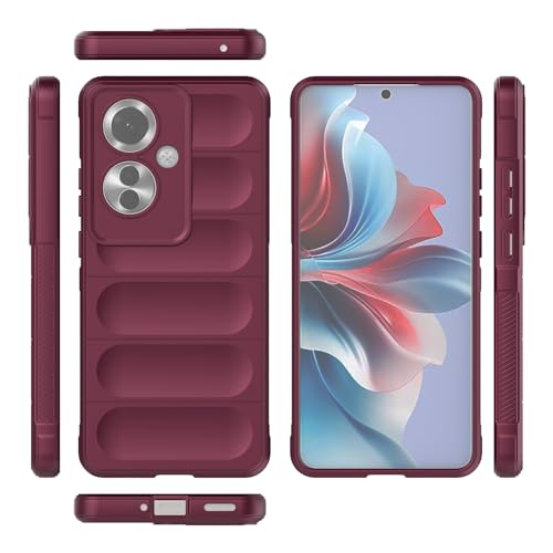 dbANZT Oppo Reno11 F 5G(CO)ƌ݊̂dbP[X VRP[X XP[X t{fBی ϏՌ Ϗ \tgCi[t@Co[AуP[X 5G(CO)ƌ݊ dbJo[(Purple)