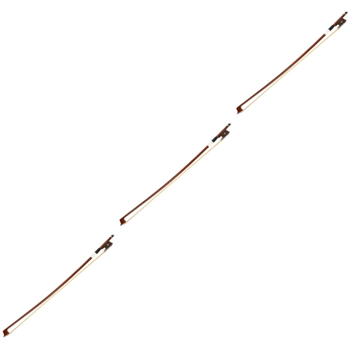 Abaodam 3 Archetti Per Violino in Crine Di Cavallo Misura 4/4 Accessori Per Strumenti Musicali