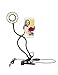 Smarlf Selfie Ring Light with Cell Phone Holder Stand for YouTube Video, 2-Light Mode, 360 Degree Rotating Flexible Arm