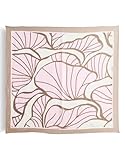 OPUS Damen Tuch | Bedrucktes Halstuch aus zartem Viskose Leinen Mix rose tint, 0
