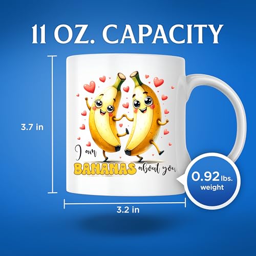 Taza de café Bliss Monkey Co 11 onzas color multicolor miniatura 3