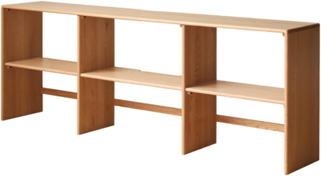 GVAwood Oak Wood TV Cabinet Minimalist Children's Toy Storage. 75.8х13.8х29.1 inch / 192.5х35х74 сm/Natural Wood Color/Oak TV Cabinet