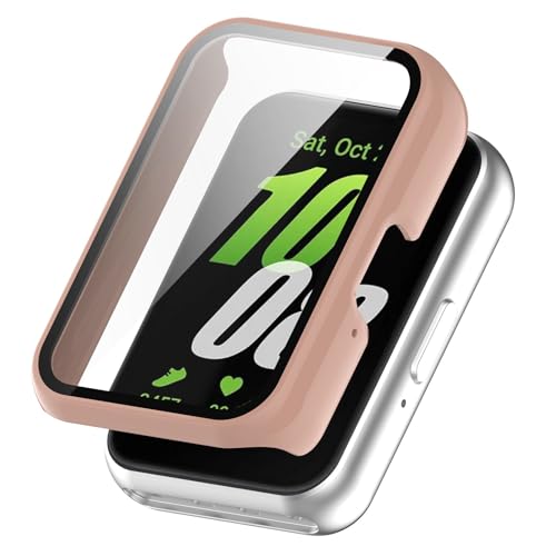 TOORQR For Samsung Galaxy Fit3 �Ή� �P�[�X �M�����N�V�[ Fit3�g�E�H�b�`�P�[�X �����K���X ��̌^ �ϏՌ� PC�f�ޒ����^ ���h�~ �S�ʕی� �w��h�~ ��U�h�~ �����x �����ߗ� Galaxy Fit3 �p �J�o�[�i�s��