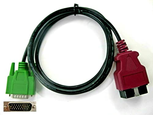 Xpertx Solutions OBDII OBD2 Cable Compatible with JPro Noregon DLA+ 2.0 Replaces Part Number 121591 for 2013 and Later Volvo/Mack Trucks Aftermarket Replacement