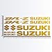 Kit autocollants compatibles Suzuki DRZ DR-Z kit 2 moto decal code 01189 (091 or)