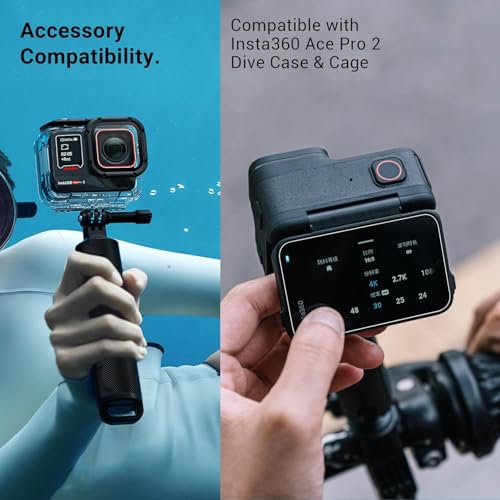 Image of M.G.R.J Tempered Glass Screen Protector for Insta360 Ace Pro 2 Action Camera (Set of 2 Tempered Glass & 1 Screen Guard)