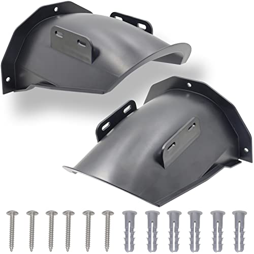 Casoter CCTV Sicherheitskamera, wetterfest, Schutzschild, hartes ABS-Kunststoffgehäuse, Sonnenschutz, Regenschale für Outdoor-Kameras, Schwarz, 2 Stück Cover