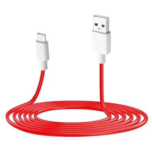 BUZUYIWAR for Oneplus Fast Charging Cable USB C 2M 100W Warp Charge Super Vooc Dash TypeC Cord for One Plus 11/10 Pro/7t/6t/6/Nord 5/5G/5/3/CE 2/ Super Fast Charger for OnePlus Nord Series 6.5ft