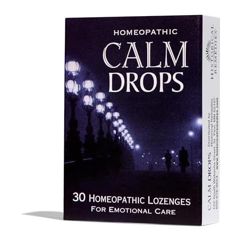Historical Remedies Calm Drops Homeopathic Lozenges (3 Pack)| Natural Care for Emotional Stress Relief, Vegan & Gluten-Free Organic Vanilla Flavor Drops to Promote Relaxation and a Sense of Calm Cover