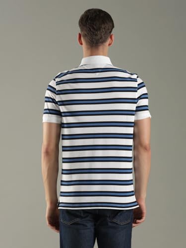 Image of Tommy Hilfiger Solid Regular fit Cotton Polo t-Shirt