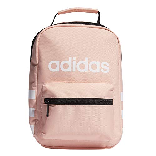 adidas Unisex Santiago Insulated Lunch Bag, Glow Pink/ White, ONE SIZE