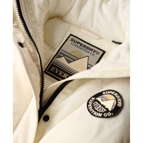Superdry Para Mujer. W5011786A Parka Everest Blanco (S), Casual, PoliéSter Reciclado, Sostenible - 6