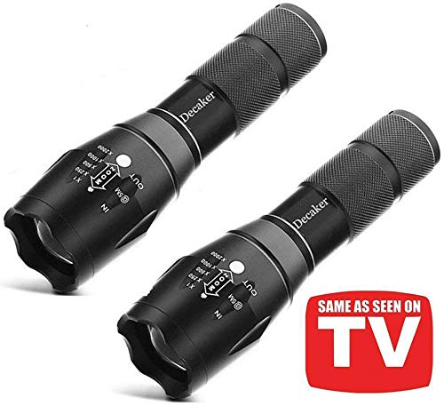 Tc1200 Tactical Flashlight with Magnetic Base Super Bright 1200 Lumens 5 Light Modes