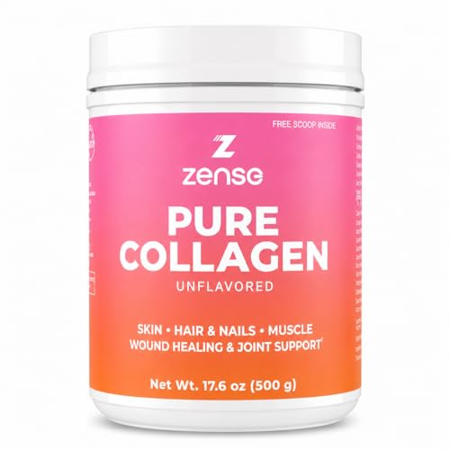 Hydrolyzed Collagen Powder for Women & Men – Organic Type I & III Bovine Collagen Peptides, High Protein – For Bone Strength, Joint Support, Healthy Hair & Glowing Skin - Colágeno Hidrolizado (500 g)