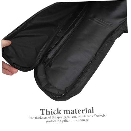 Housse noire pour petite guitare robuste contre les chocs