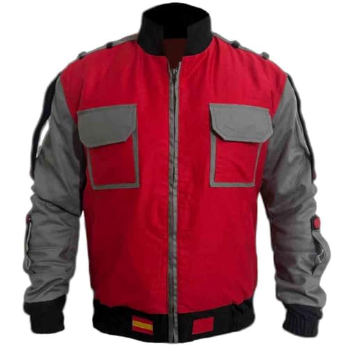 TESSUTY Mens Cosplay Jacket-BTTF 2 Cotton Jacket, XL