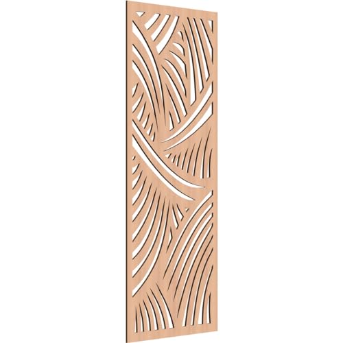 Image of 23 3 /8 inchW x 59 3 /8 inchH x 1 /4 inchT Chester Decorative Fretwork Wood Wall Panels, Alder