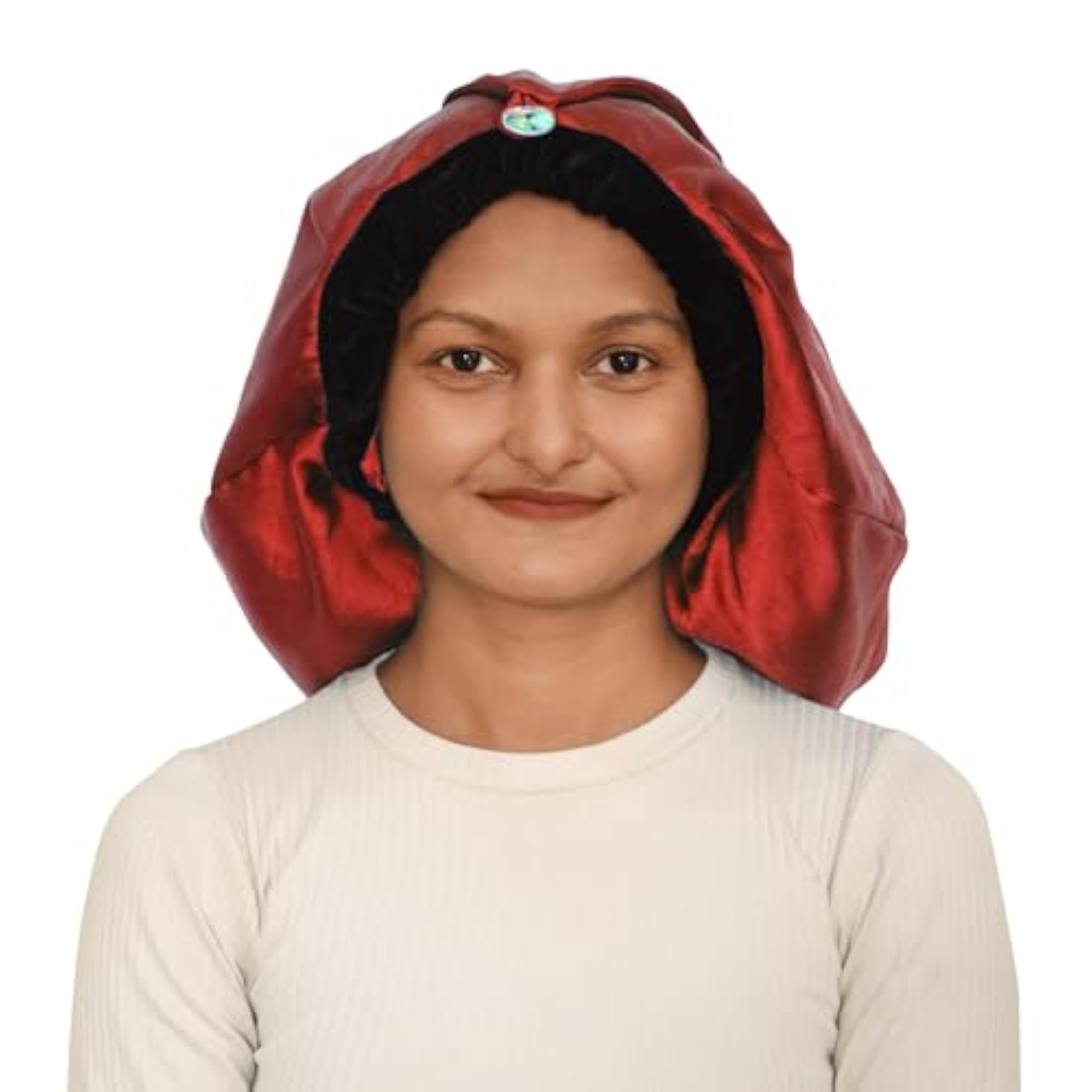 Satin Hair Bonnet for Women, Adjustable Sleeping Cap