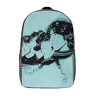 TANACC The Beatles Sac À Dos D’école Léger Et Décontracté Pour Enfants,Garçons,Filles,Adolescents,Rock Band Cartable,Sac Scolaire Pour Voyage Camping - Les Beatles, Paul McCartney, John Lennon, RIngo Starr, George Harrison