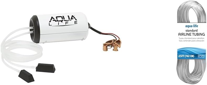 Frabill Aqua-Life Dual Output Aerator | Available in 12V and 110V | 50-Gallon & 100-Gallon Capacities