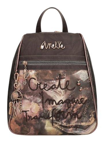 Anekke Mochila Mediana Land - Gran Capacidad - Medidas: 25/30/9 Cm - Accesorios Y Complementos Mujer