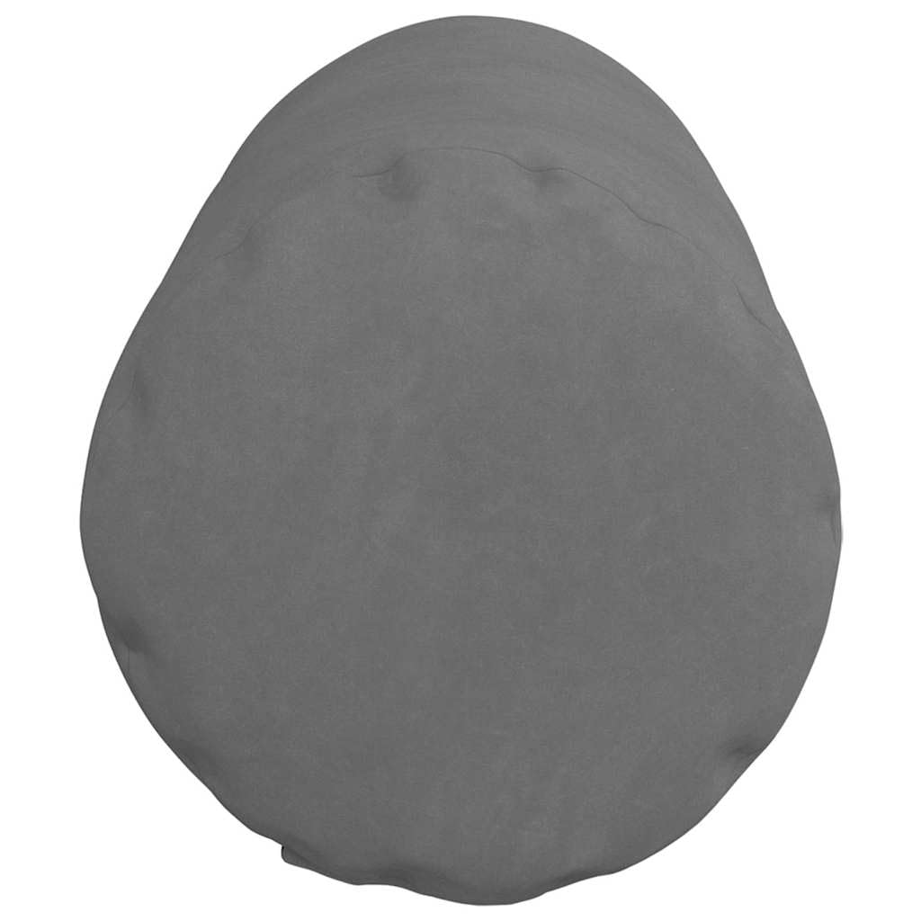 2 cuscini traversini, colore grigio scuro, diametro 25 x 70 cm, morbido tessuto in microfibra con imbottitura in poliestere, sfoderabili per divano, letto, sedia