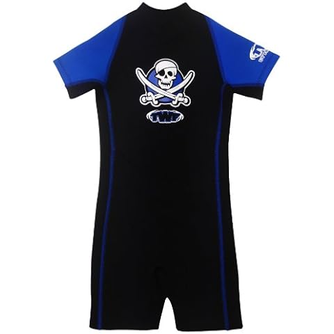 TWF Children's Blue Pirate Wetsuit for Ages 5-6 Cover