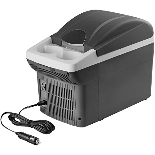 Wagan EL6206 - Termoeléctrico personal de 12 V, 6 cuartos de galón, capacidad de 6 litros, calentador eléctrico portátil con 12/24 V CC, nevera pequeña para coche, caravana y camping, certificación UL
