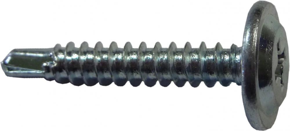 Juego de 2 tornillos autorroscantes de 4,2 x 40 mm, tornillos autorroscantes para madera, tornillos de metal, surtido de tornillos de acero inoxidable
