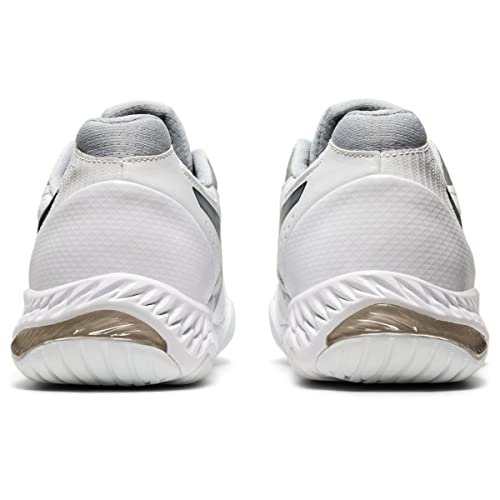 Asics Women's Netburner Ballistic Flytefoam 2 Volleyball Shoes, 13, White/Black #TOP3