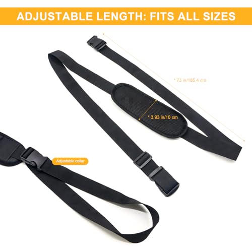 Adjustable Scooter Carry Strap with Quick-Release Plastic Buckles & Anti-Slip Pad for Electric Scooters, Folding Bikes, Yoga Mats – 55lb Capacity, Lightweight & Portable - Image 5