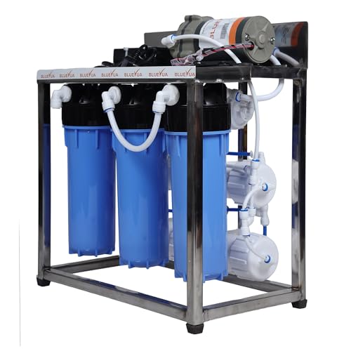 Image of Bluevua 25 LPH Commercial RO Water Purifier with Single Pump Purification, TDS Adjuster, Blue.