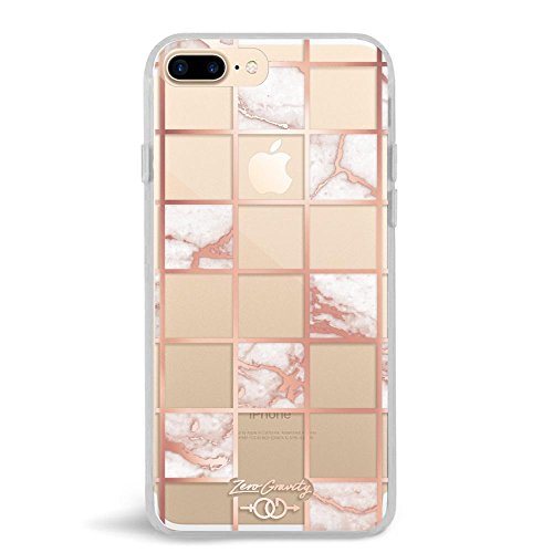 Zero Gravity Case Compatible with iPhone 7 Plus/8 Plus - Gridlock - Transparent