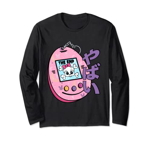 Japonés Pastel Goth Anime Estilo 90s Retro Virtual Pet Game Manga Larga
