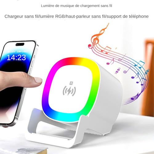 Enceintes sans fil pour la maison et station de charge nomade pour smartphone