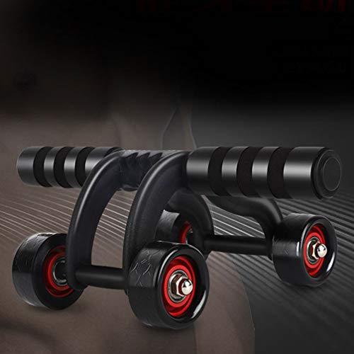 BESPORTBLE Rolo Ab ergonômico para abdômen com joelheira e almofada de freio, equipamento de treino