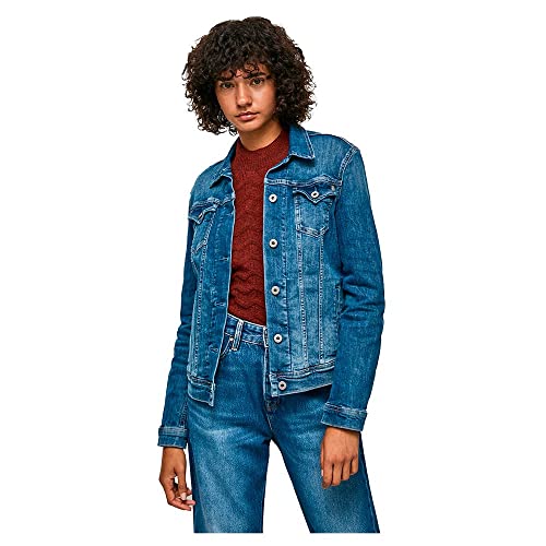 Pepe Jeans Thrift Chaqueta Mediana Exteriores para Mujer