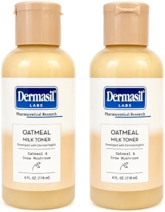 Labs Oatmeal Milk Toner 2-Pack | Gentle Hydrating Facial Toner with Oatmeal & Snow Mushroom | Soothes, Refreshes & Helps Support Soft, Healthy-Looking Skin | 4 fl oz Each image 3