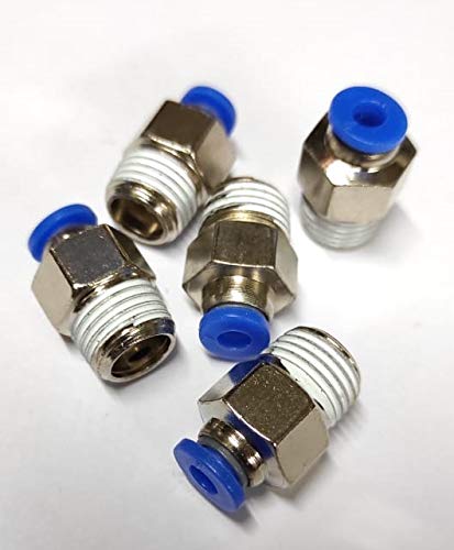 AIRIZ CRAFTSFY 5Pcs 1/4" PT Male Thread 4mm Push in Joint Pneumatic Connector Quick Fittings (B08KJK8DJ4) Amazon Price History, Amazon Price Tracker