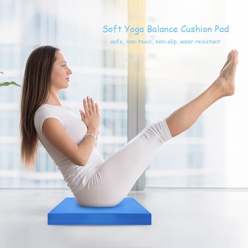 Exercise Balance Pad, Almohadilla de Equilibrio de Espuma Antideslizante Ligera para Entrenamiento de Estabilidad y Ejercicio miniatura 2