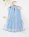 Saeaby Little Toddler Girls Dresses Summer Outfits Ruffle Floral Blue Party Birthday Dress Beach Sundress Fashion School Dress for Kids 4T 5T Girl Clothes